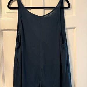 Free People Dark Teal Women's Tank Top